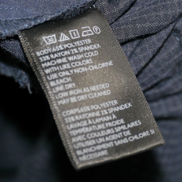 BDG UO High Rise Pleated Dark Blue Pants Size XS - Picture 10 of 11